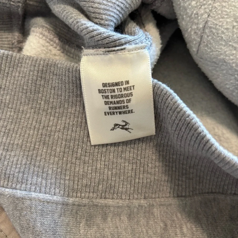 Tracksmith Gray Hooded Sweatshirt